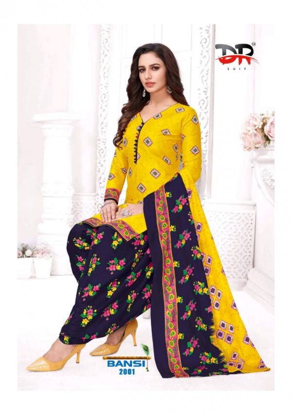 Dr. Bansi Vol-2 Cotton Designer Exclusive Patiyala Dress Material